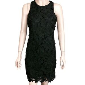 J.Crew Collection Luxe Lace Sleeveless Short Dress in Black, US size 12.